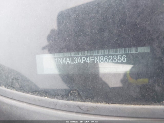 Продаж на аукціоні авто 2015 Nissan Altima 2.5 Sl, vin: 1N4AL3AP4FN862356, номер лоту: 45096287