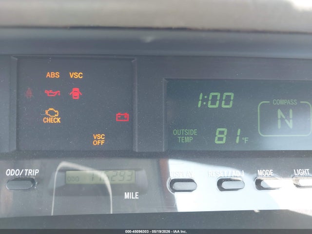 2002 Toyota Avalon Xls მანქანა იყიდება აუქციონზე, vin: 4T1BF28B12U264554, აუქციონის ნომერი: 45096303