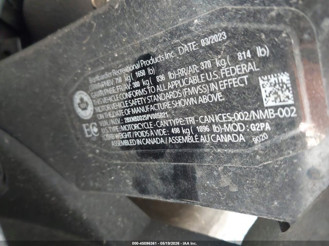 Can-Am Spyder Roadster Rt/rt Limited 2023 2BXNBDD25PV005821 Image 10