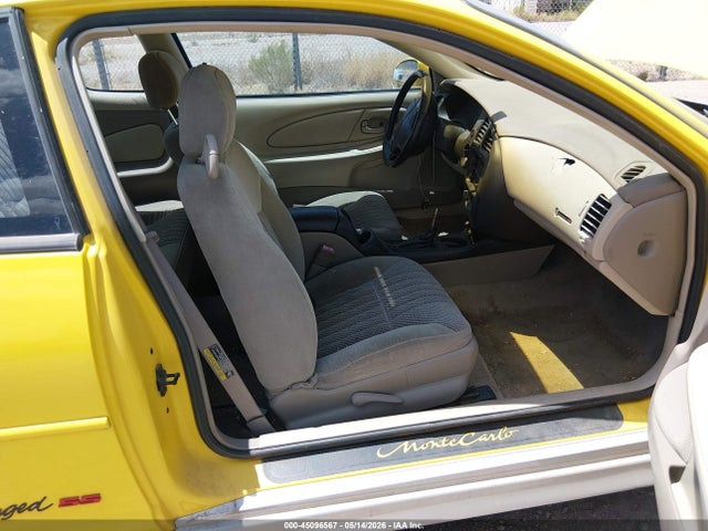 2004 Chevrolet Monte Carlo Supercharged Ss მანქანა იყიდება აუქციონზე, vin: 2G1WZ121849181574, აუქციონის ნომერი: 45096567