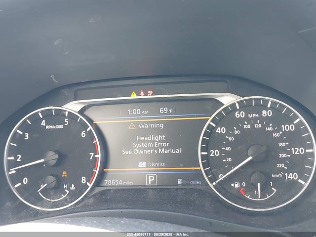 1N4BL4DV3NN387530 Nissan Altima Sv Fwd