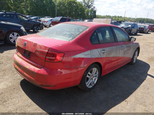 2015 Volkswagen Jetta 2.0l S მანქანა იყიდება აუქციონზე, vin: 3VW2K7AJ4FM355081, აუქციონის ნომერი: 45096866