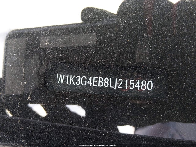 W1K3G4EB8LJ215480 Mercedes-Benz A 220