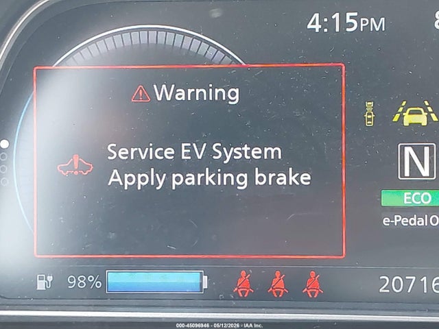 1N4AZ1BVXPC562334 Nissan Leaf S 40 Kwh