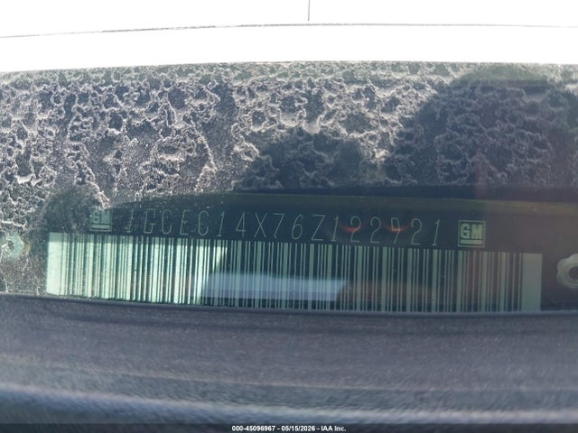 45096967 :رقم المزاد ، 1GCEC14X76Z122921 vin ، 2006 Chevrolet Silverado 1500 Work Truck مزاد بيع