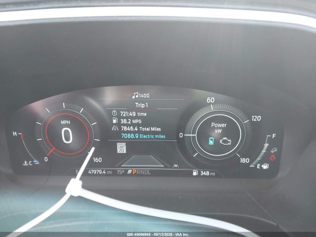 45096985 :رقم المزاد ، 1FMCU9CZ6MUB22713 vin ، 2021 Ford Escape Sel Hybrid مزاد بيع