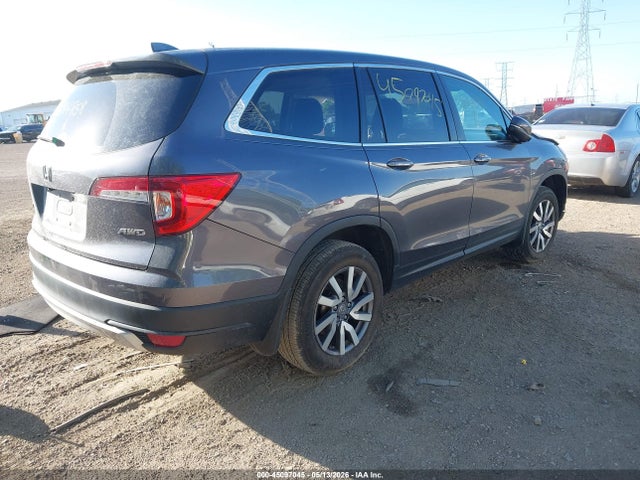45097045 :رقم المزاد ، 5FNYF6H59MB094858 vin ، 2021 Honda Pilot Awd Ex-l مزاد بيع
