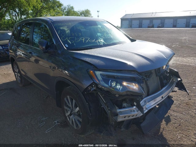 45097045 :رقم المزاد ، 5FNYF6H59MB094858 vin ، 2021 Honda Pilot Awd Ex-l مزاد بيع