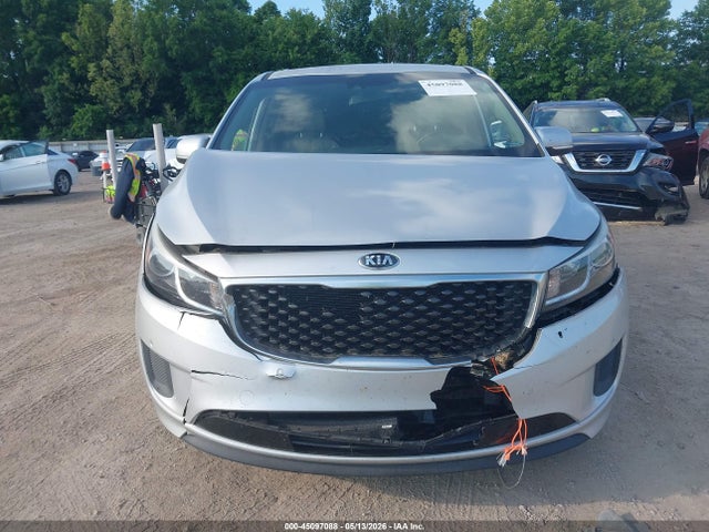 2018 Kia Sedona Lx მანქანა იყიდება აუქციონზე, vin: KNDMB5C16J6355637, აუქციონის ნომერი: 45097088