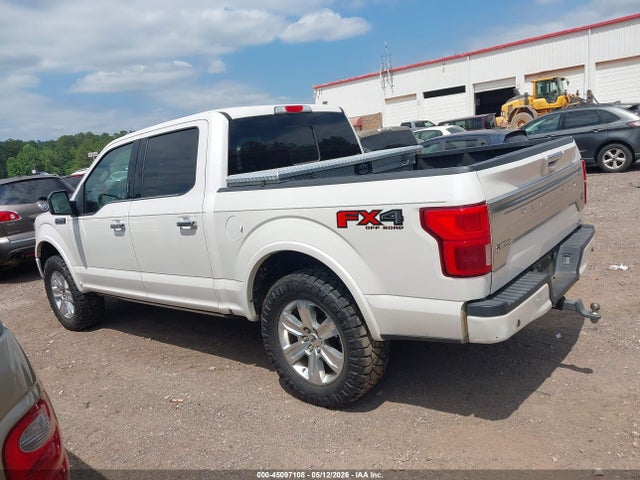 Продаж на аукціоні авто 2019 Ford F-150 Platinum, vin: 1FTEW1E43KFC76775, номер лоту: 45097108