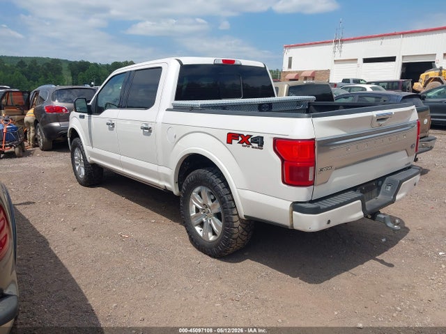 Продаж на аукціоні авто 2019 Ford F-150 Platinum, vin: 1FTEW1E43KFC76775, номер лоту: 45097108