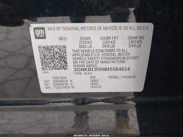 Chevrolet Blazer Fwd 2lt 2021 3GNKBCRS6MS584614 Image 9
