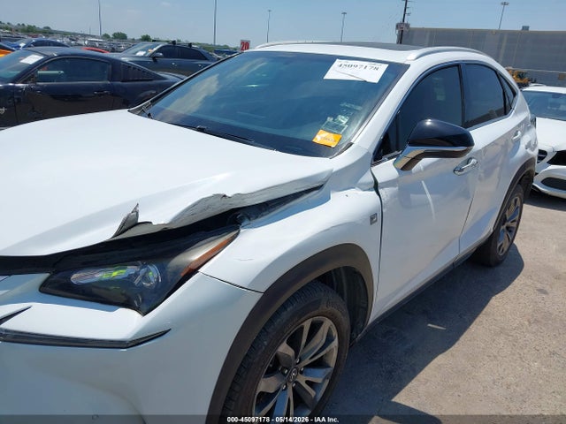 2016 Lexus Nx 200t F Sport მანქანა იყიდება აუქციონზე, vin: JTJYARBZ2G2047297, აუქციონის ნომერი: 45097178