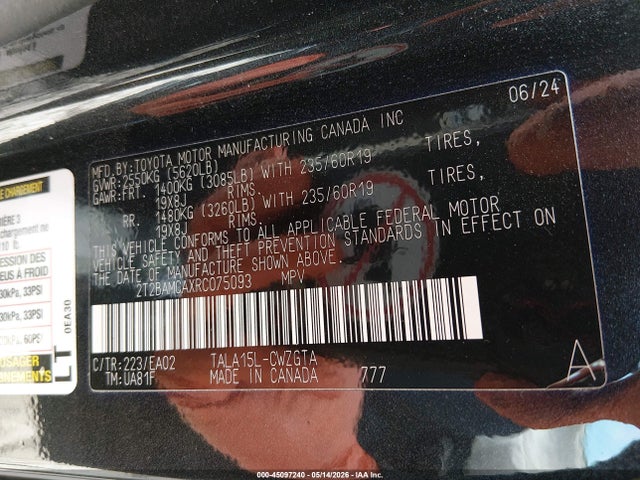 Lexus Rx 350 Premium 2024 2T2BAMCAXRC075093 Image 9