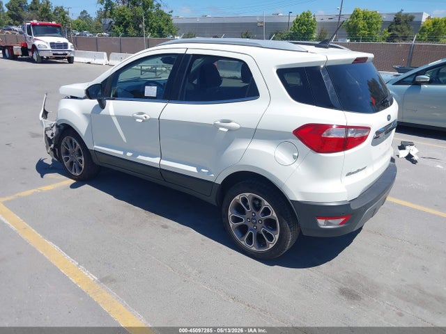 Продаж на аукціоні авто 2021 Ford Ecosport Titanium, vin: MAJ3S2KE0MC412568, номер лоту: 45097285