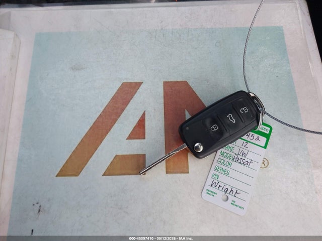 45097410 :رقم المزاد ، 1VWAH7A32CC111079 vin ، 2012 Volkswagen Passat 2.5l S مزاد بيع