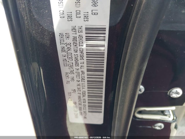 Продаж на аукціоні авто 2018 Jeep Compass Limited 4x4, vin: 3C4NJDCB7JT201745, номер лоту: 45097457