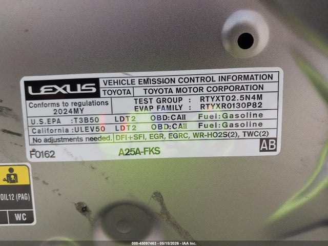 Lexus NX 250 2024 2T2ADCAZ6RC012109 Image 18