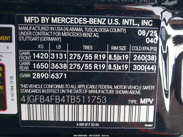 Mercedes-Benz GLE 350 2026 4JGFB4FB4TB511753 Image 9
