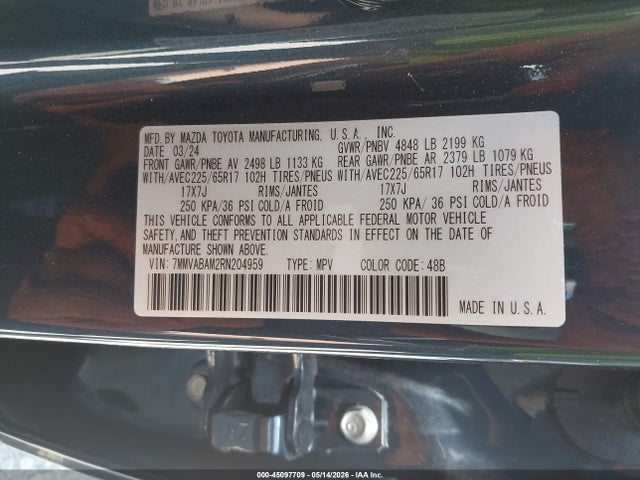 Mazda Cx-50 2.5 S Select 2024 7MMVABAM2RN204959 Image 9
