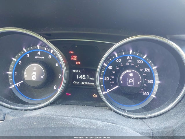 45097763 :رقم المزاد ، 5NPEB4AC8CH455993 vin ، 2012 Hyundai Sonata Gls مزاد بيع