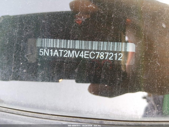 45097811 :رقم المزاد ، 5N1AT2MV4EC787212 vin ، 2014 Nissan Rogue S مزاد بيع