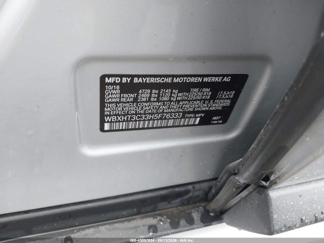 WBXHT3C33H5F76333 BMW X1 Xdrive28i