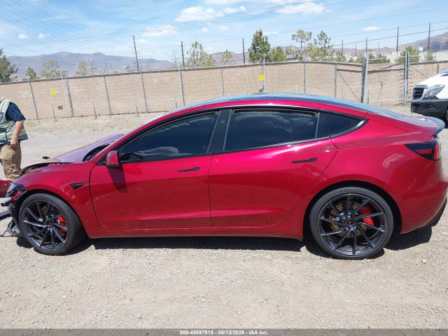 45097910 :رقم المزاد ، 5YJ3E1ET3SF072905 vin ، 2025 Tesla Model 3 Performance All-wheel Drive مزاد بيع