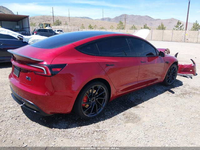 45097910 :رقم المزاد ، 5YJ3E1ET3SF072905 vin ، 2025 Tesla Model 3 Performance All-wheel Drive مزاد بيع