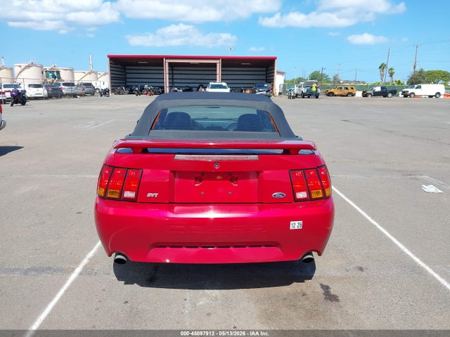 45097912 :رقم المزاد ، 1FAFP46V41F232878 vin ، 2001 Ford Mustang Cobra مزاد بيع