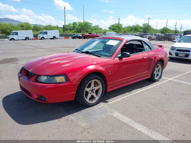 45097912 :رقم المزاد ، 1FAFP46V41F232878 vin ، 2001 Ford Mustang Cobra مزاد بيع