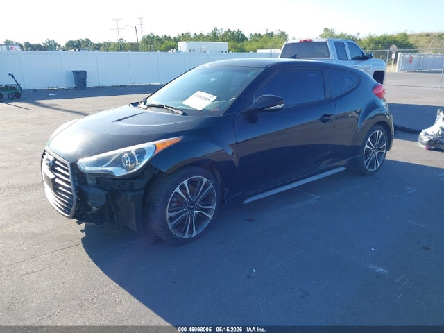 45098005 :رقم المزاد ، KMHTC6AE2GU255586 vin ، 2016 Hyundai Veloster Turbo مزاد بيع