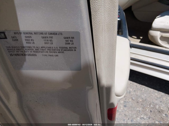 2009 Chevrolet Impala Ls მანქანა იყიდება აუქციონზე, vin: 2G1WB57K391283030, აუქციონის ნომერი: 45098162