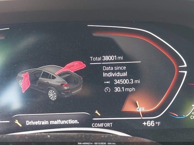 Продажа на аукционе авто 2021 Bmw X6 Xdrive40i, vin: 5UXCY6C06M9D75088, номер лота: 45098214