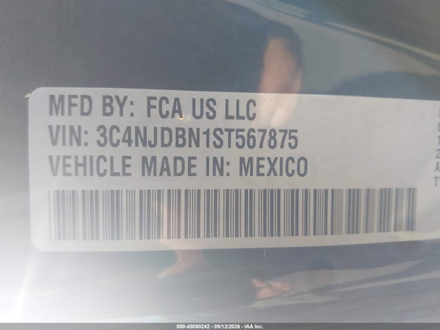 Aukcja sprzedaży 2025 Jeep Compass Latitude 4x4, vin: 3C4NJDBN1ST567875, numer aukcji: 45098242