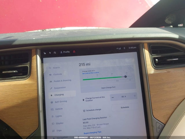 45098281 :رقم المزاد ، 5YJXCAE47LF240434 vin ، 2020 Tesla Model X Performance Dual Motor All-wheel Drive مزاد بيع