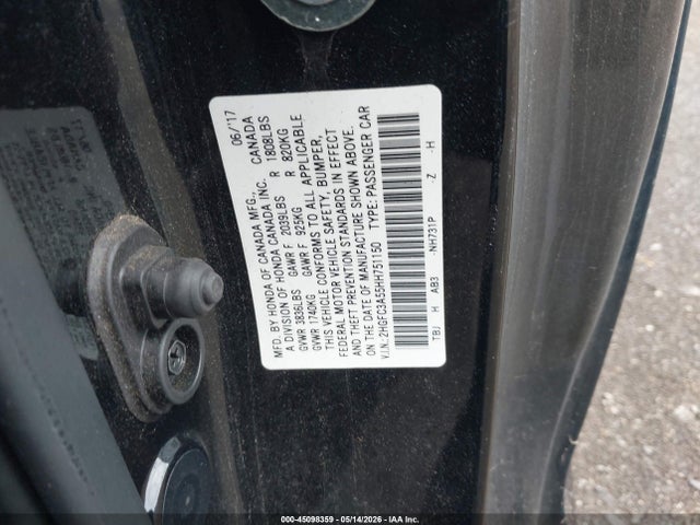 Honda CIVIC SI 2017 2HGFC3A55HH751150 Image 9