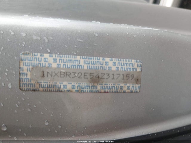 Aukcja sprzedaży 2004 Toyota Corolla Le, vin: 1NXBR32E54Z317159, numer aukcji: 45098380