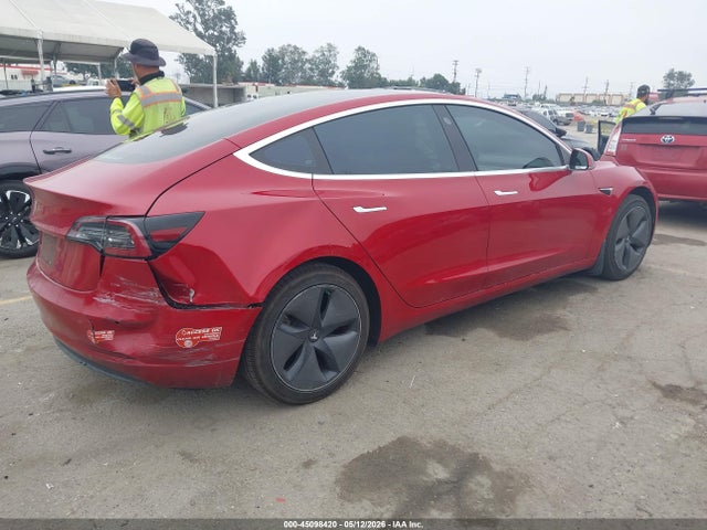 2018 Tesla Model 3 Long Range/mid Range მანქანა იყიდება აუქციონზე, vin: 5YJ3E1EA9JF047987, აუქციონის ნომერი: 45098420