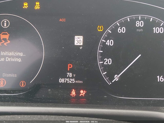 45098594 :رقم المزاد ، 1HGCV1F33KA082181 vin ، 2019 Honda Accord Sport مزاد بيع