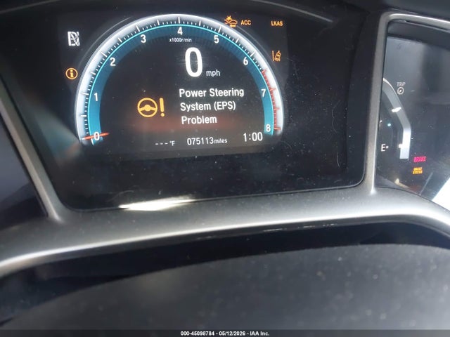 Продаж на аукціоні авто 2019 Honda Civic Ex, vin: 19XFC1F34KE201743, номер лоту: 45098784