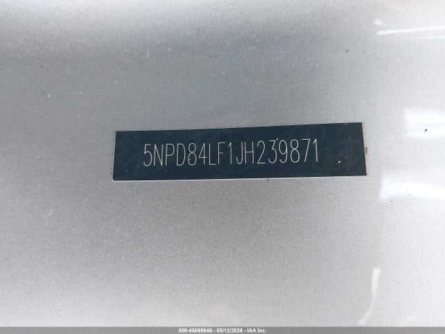 Aukcja sprzedaży 2018 Hyundai Elantra Sel, vin: 5NPD84LF1JH239871, numer aukcji: 45098846