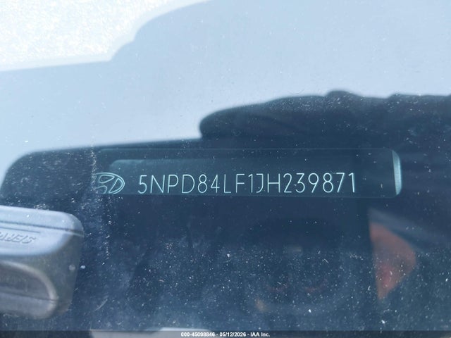 Aukcja sprzedaży 2018 Hyundai Elantra Sel, vin: 5NPD84LF1JH239871, numer aukcji: 45098846