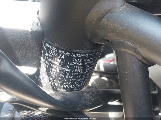 Kawasaki Ex650 R 2024 ML5EXER1XRDAD5654 Image 10