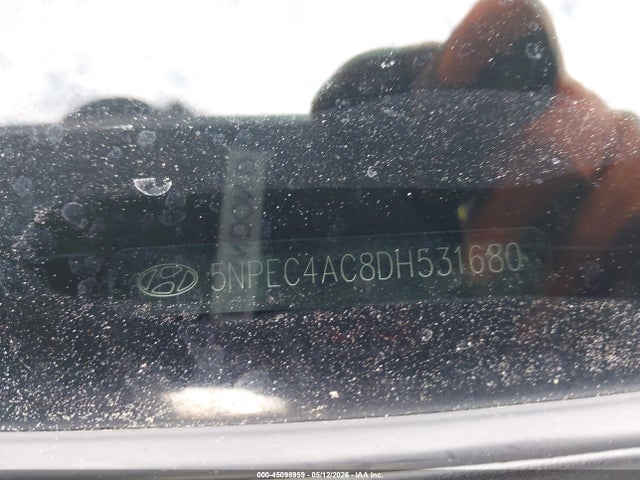 45098959 :رقم المزاد ، 5NPEC4AC8DH531680 vin ، 2013 Hyundai Sonata Se مزاد بيع