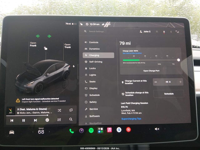 Продаж на аукціоні авто 2023 Tesla Model Y Performance Dual Motor All-wheel Drive, vin: 7SAYGDEF2PF912338, номер лоту: 45098969