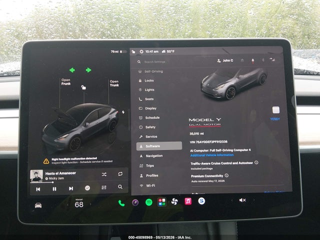 Продаж на аукціоні авто 2023 Tesla Model Y Performance Dual Motor All-wheel Drive, vin: 7SAYGDEF2PF912338, номер лоту: 45098969