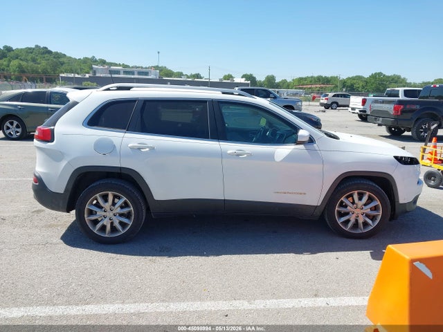 2016 Jeep Cherokee Limited მანქანა იყიდება აუქციონზე, vin: 1C4PJLDS5GW159449, აუქციონის ნომერი: 45098994