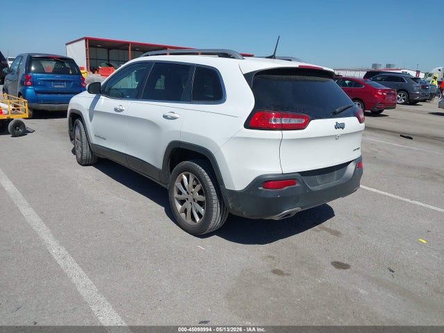 2016 Jeep Cherokee Limited მანქანა იყიდება აუქციონზე, vin: 1C4PJLDS5GW159449, აუქციონის ნომერი: 45098994