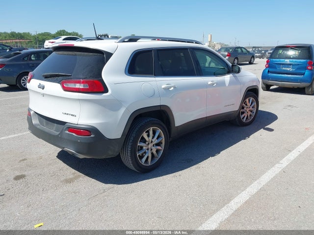 2016 Jeep Cherokee Limited მანქანა იყიდება აუქციონზე, vin: 1C4PJLDS5GW159449, აუქციონის ნომერი: 45098994